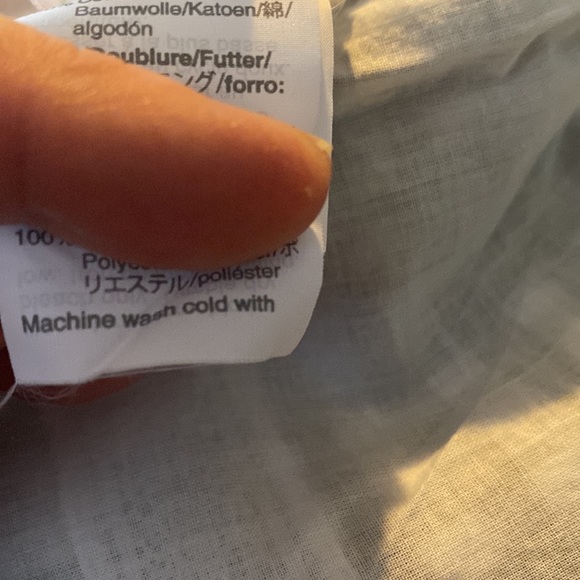 J Crew Gingham Check Daisy Lace Peplum Puff Sleeve Black White Top Size 2X - Picture 11 of 12